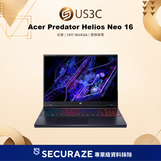 二手 Acer 宏碁 Predator Helios Neo 16 PHN16-72-5984 16吋 i5 -14500HX 32G 2T + 2T SSD RTX 4060 8G — USD 二手3C商城